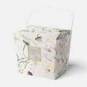 エレガントフローラ秋結婚式の引き出物箱 フェイバーボックス (正面サイド)