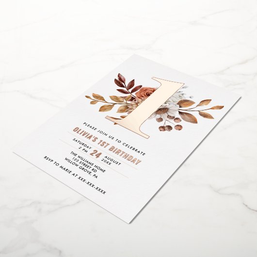 エレガントフローラ秋1日 箔招待状 (回転した状態)