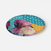 エレガントフローラ紙プレート ペーパープレート (アングル)