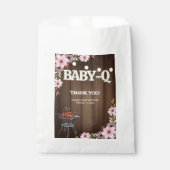 エレガントフローラ素朴ベビー-Qグリル赤ちゃんシャワー フェイバーバッグ (正面)