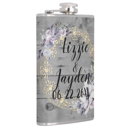 エレガントフローラ素朴リース フラスク (右)