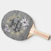 エレガントフローラ素朴リース 卓球ラケット (横)