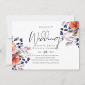 エレガントフローラ紫オレンジ結婚ズ (正面)