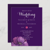 エレガントフローラ紫オレンジ結婚ズ (正面/裏面)