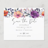 エレガントフローラ紫オレンジ結婚ズ (正面)