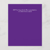 エレガントフローラ紫オレンジ結婚ズ チラシ (裏面)