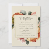 エレガントフローラ結婚のリハーサル 招待状 (正面)