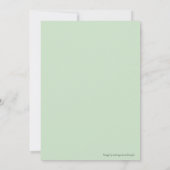 エレガントフローラ結婚のリハーサル 招待状 (裏面)