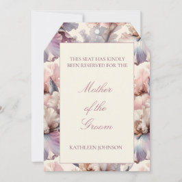 エレガントフローラ結婚の座席指定椅子ラベル