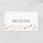 エレガントフローラ結婚の登録カード エンクロージャーカード (正面)