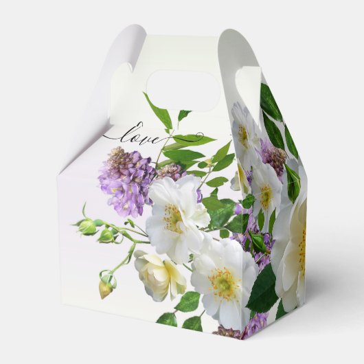 エレガントフローラ結婚の礼儀箱 フェイバーボックス (裏面サイド)