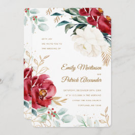 エレガントフローラ結婚の 招待状