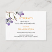 エレガントフローラ結婚アフターパーティー エンクロージャーカード (正面)