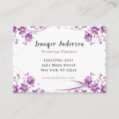 エレガントフローラ結婚イベントプランナーサービス 名刺 (正面)