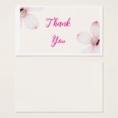 エレガントフローラ結婚ギフトラベル (正面&裏面)