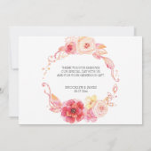 エレガントフローラ結婚サンキューカードリース サンキューカード (裏面)