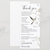 エレガントフローラ結婚サンキューカード メニュー (正面/裏面)