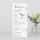 エレガントフローラ結婚サンキューカード メニュー (スタンド正面)