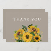 エレガントフローラ結婚ズ サンキューカード (正面/裏面)