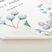 エレガントフローラ結婚ソフトボタニカルロマンス シェルパブランケット (3/4)