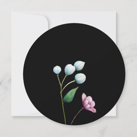 エレガントフローラ結婚ソフトボタニカルロマンス セーブザデート (裏面)