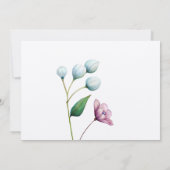 エレガントフローラ結婚ソフトボタニカルロマンス セーブザデート (裏面)