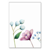 エレガントフローラ結婚ソフトボタニカルロマンス テーブルナンバー (裏面)