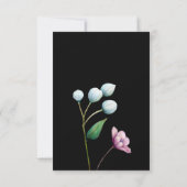 エレガントフローラ結婚ソフトボタニカルロマンス 出欠カード (裏面)