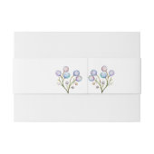 エレガントフローラ結婚ソフトボタニカルロマンス 招待状ベリーバンド (裏面例)