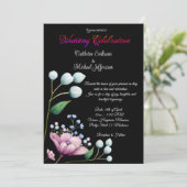 エレガントフローラ結婚ソフトボタニカルロマンス 招待状 (スタンド正面)