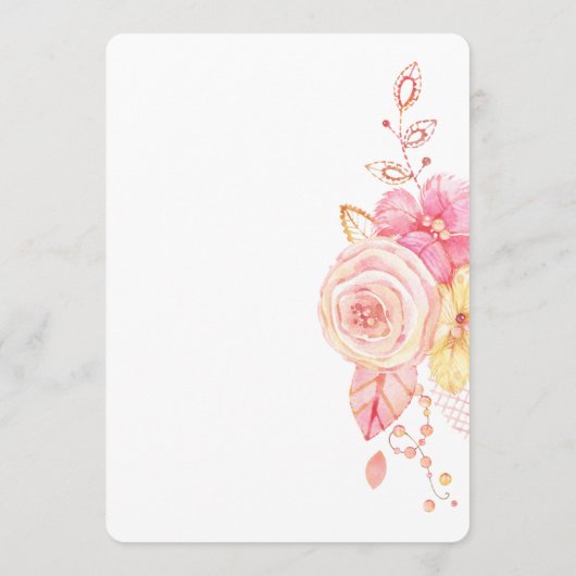 エレガントフローラ結婚メニュー真珠レース メニュー (裏面)