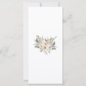 エレガントフローラ結婚メニュー – Cream & Sage Green S (裏面)