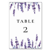 エレガントフローラ結婚ラベンダー テーブルナンバー (裏面)