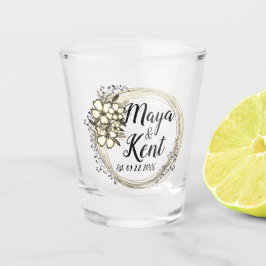 エレガントフローラ結婚リース ショットグラス