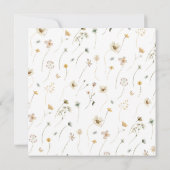 エレガントフローラ結婚リース 招待状 (裏面)