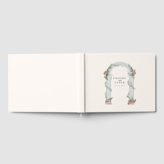 エレガントフローラ結婚列庭園の結婚式 ゲストブック (全面)