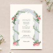 エレガントフローラ結婚列庭園の結婚式 招待状