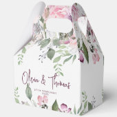 エレガントフローラ結婚式の引き出物ボックス フェイバーボックス (正面)