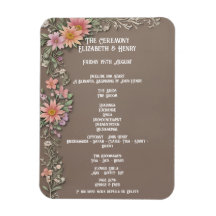 エレガントフローラ結婚式招待状のカスタマイズ