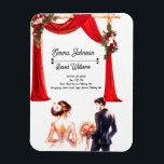 エレガントフローラ結婚式招待状カード – ロマンチック マグネット<br><div class="desc">愛祝の愛このエレガントフローラ結婚式招待状カードはロマンチックな新郎新婦のデザインを特集。時間と結婚式の招待を望むカップルに最適スタイリッシュで、柔らかいピンクの花とデリケートな詳細と飾美しいピンク。結婚式、婚約、ブライダルシャワー、記念日に最適。お客カスタマイズ様の思い出に残る記念品を作るためには、お名前、日付、および会場を持つ。結婚式招待状、フローラのカー結婚ド、エレガントな結婚式の文房具、ロマンチックな新郎新婦の招待状パーソナライズされた、結婚カード、記念日の招待、ブライダルシャワー</div>