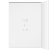 エレガントフローラ結婚式招待状セット (内側 (左))