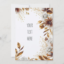 エレガントフローラ結婚式招待状 招待状