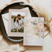 エレガントフローラ結婚式招待状 招待状