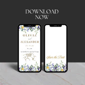 エレガントフローラ結婚式招待状 招待状