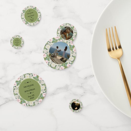 エレガントフローラ結婚抱擁 コンフェッティ (グループ)