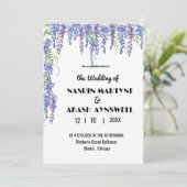 エレガントフローラ結婚招待状007バイナスリン 招待状 (スタンド正面)