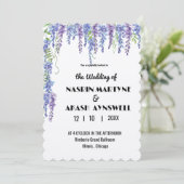 エレガントフローラ結婚招待状007バイナスリン 招待状 (スタンド正面)