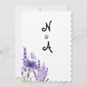 エレガントフローラ結婚招待状007バイナスリン 招待状 (裏面)