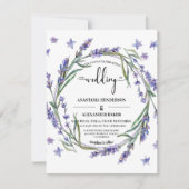 エレガントフローラ結婚招待状 招待状 (正面)