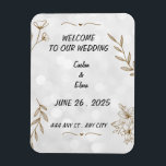 エレガントフローラ結婚磁石枠 マグネット<br><div class="desc">この汎用性の高いフローラフレームデザインは、エレガンスと洗練されたtouchをプロジェクトに追加するのに最適である。花の咲く花や優雅な離れ文字、ハートアクセントなど繊細な手描き要素を備え魅力的、このテンプレートは独自の要素やイメージでカスタマイズできる。カスタマイズオプション:文字の追加:touchのフレームの中央に名前、引用文、またはメッセージを配置パーソナライズされたする。写真の挿入:写真の背景として使用しお気に入りのて、美しく、まとまった外観を作成する。カラーバリエーション:暖かいアーストーン、ソフトなパステル、コントラストなど、テーマに合わせて色のオプションを選択できはっきりしたる。背景スタイル:全体的な美観を高めるために、ぼやけ《写真》ぼけ味効果、色無地の、グラデーションなど様々な背景デザインから選択。このエレガントフローラフレームは次の用途に最適:結婚式招待状:あなたの大きな日にロマンチックでタイムレスを追加す感じる。誕生日カード:愛するユニーク人に心のこもった挨拶を作る。ビジネスブランディング:洗練されたtouchのために、ロゴまたはマーケティング材料の一部として使用する。アートプロジェクト:デジタルアート、スクラップブック作り、またはグラフィックデザイン作品に組み込む。</div>